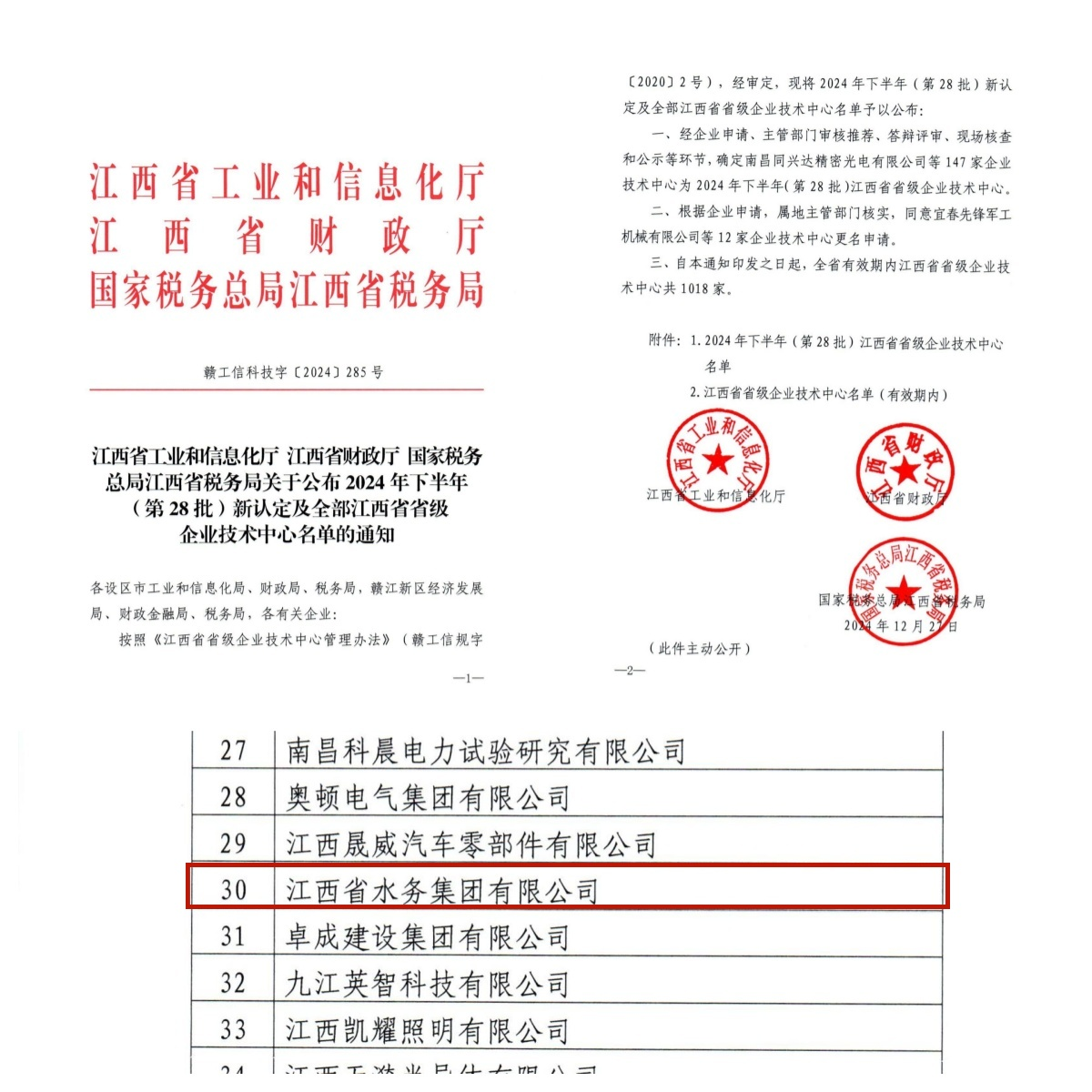 喜報｜再添一項省級榮譽！省水務集團獲批“省級企業(yè)技術(shù)中心”