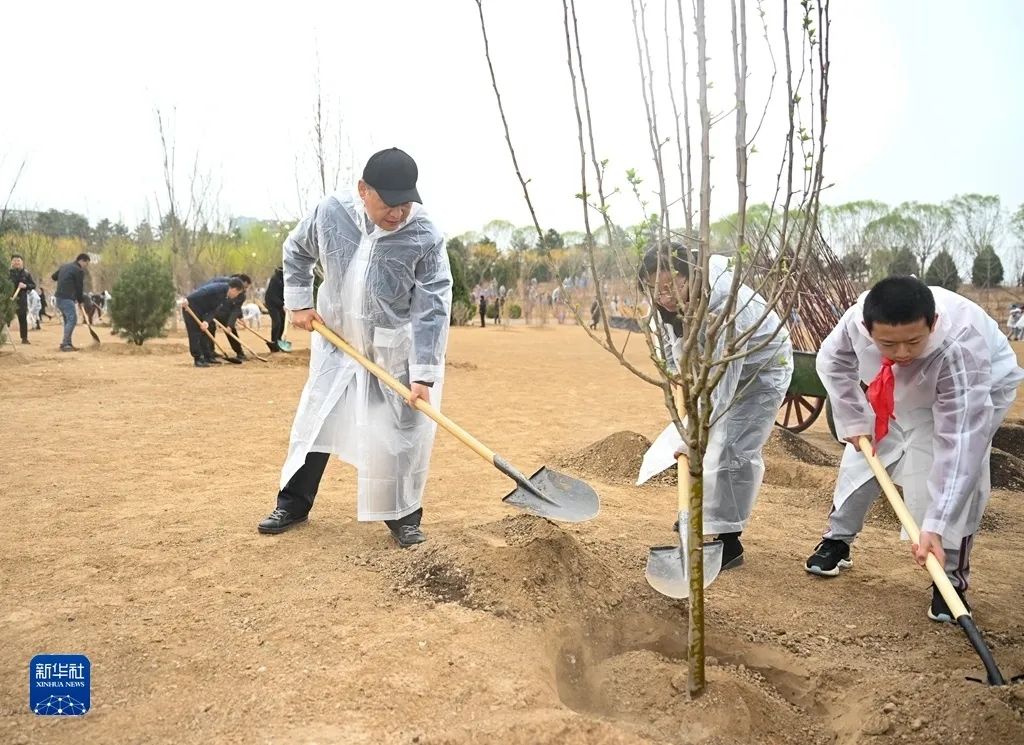 習(xí)近平在參加首都義務(wù)植樹(shù)活動(dòng)時(shí)強(qiáng)調(diào) 掀起造林綠化熱潮 繪出美麗中國(guó)的更新畫(huà)卷
